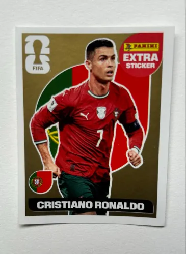 Carta Cristiano Ronaldo GOLD - Copa do Mundo 2026