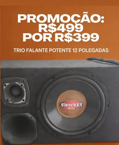 CAIXA DE SOM TRIO