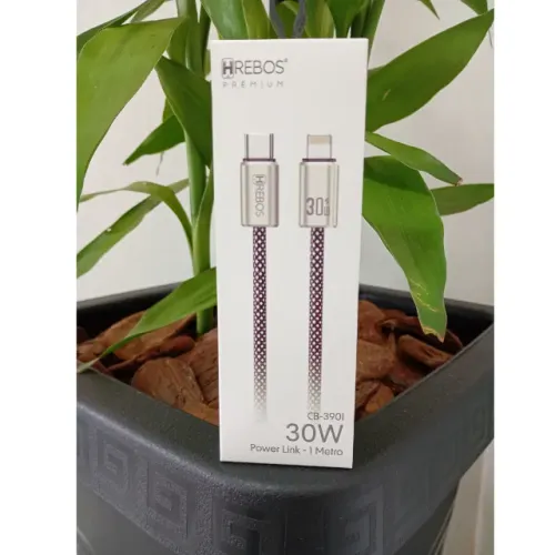 Cabo iPhone Carregador Rapido Tipo C Lightning 30w Hrebos