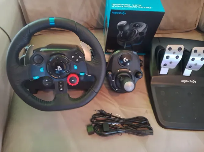 Logitech G29 + Câmbio | 3 Meses de Uso | Nota Fiscal + Garantia