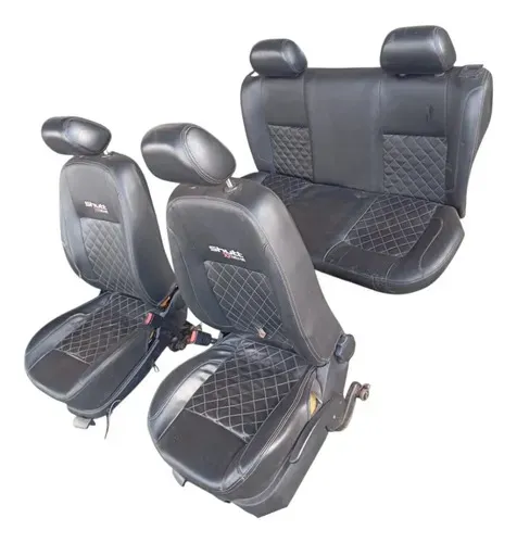 Kit Jogo Bancos Vw Golf Bora 1999 2013 Detalhes Preto