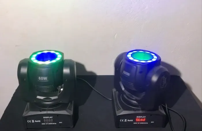 2 Moving head beam 60w funcionando perfeitamente
