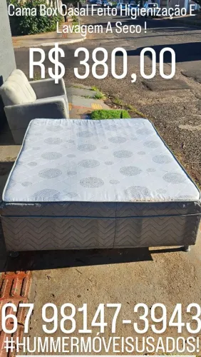 Vende - Se Cama Box Casal Feito Higienização E Lavagem A Seco !