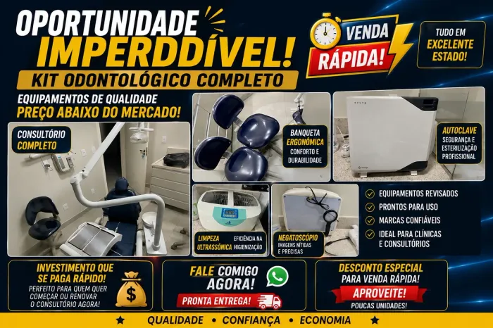 Cadeira odontológica e anexos 