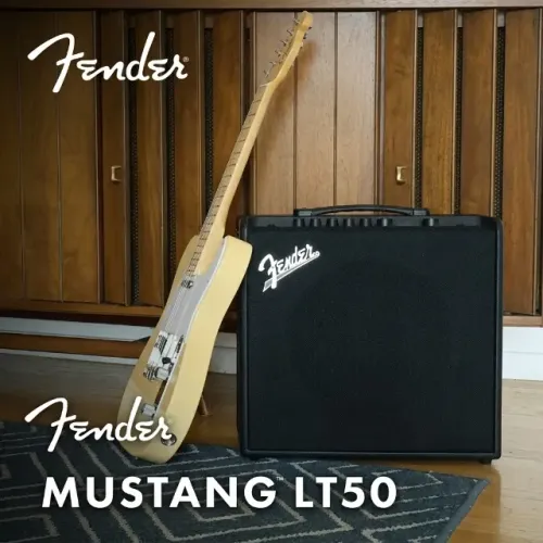Amplificador De Guitarra Fender Mustang Lt50 50w 30 Efeitos