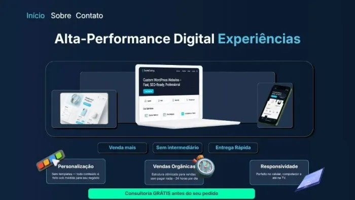 Aumente suas vendas com Site Institucional