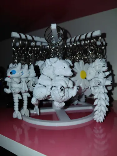Expositor de Chaveiros 3D Personalizados para Revenda/parceria