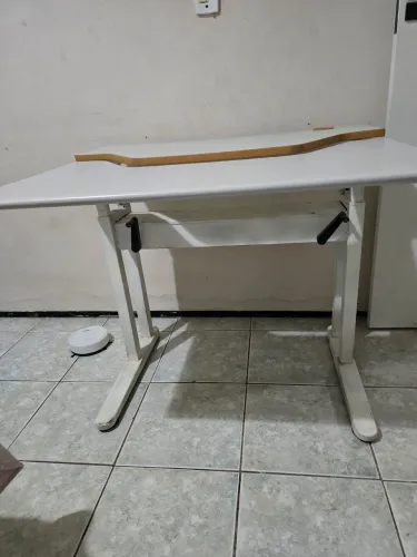 Mesa gamer, dois tampo multeuso, com ajuste de altura