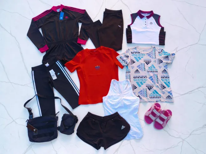 Lote de Roupas Adidas Puma Reebok Vários Tamanhos