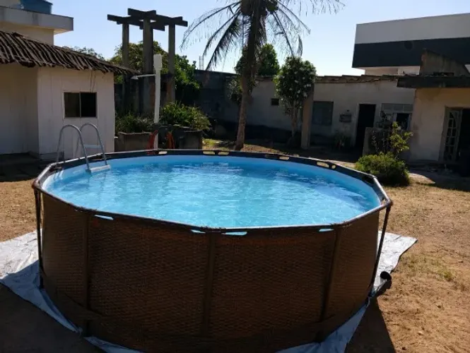 kit Piscina Deluxe 9.150L + Cobertura 3,66m - BESTWAY - 127V