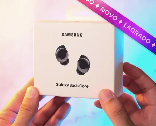LACRADO NOVO! - Galaxy Buds Core Preto | Original Samsung | Bluetooth