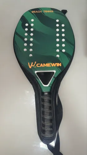 Raquete de Beach Tennis Camewin verde