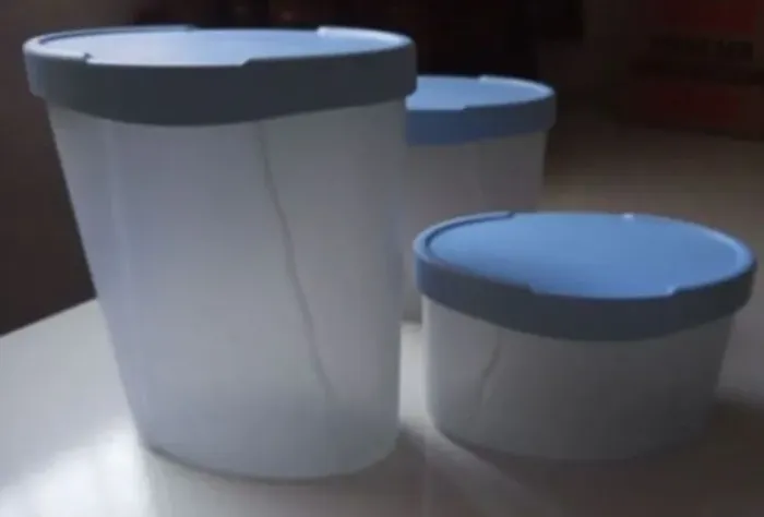 Kit potes dosadores Tupperware 