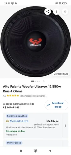 Grave ultravox 12p 550rms
