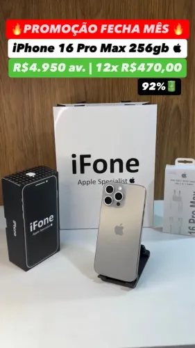 iPhone 16 Pro Max 256 Natural 92%?