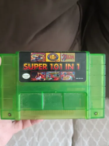 Fita super Nintendo 101 jogos 