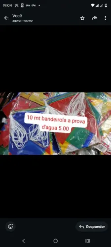 Bandeirola 10 mt 5.00 10 mt