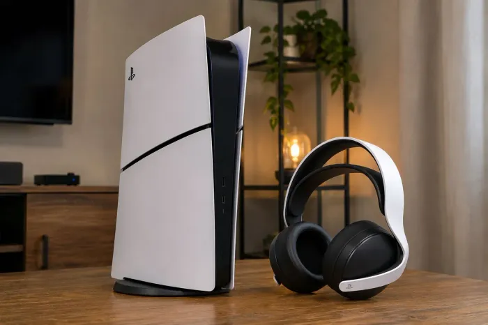 Ps5 Slim digital + headset pulse elite 