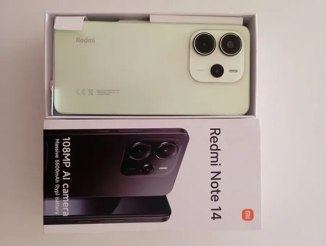 Celular xiome not 14 com a caixa