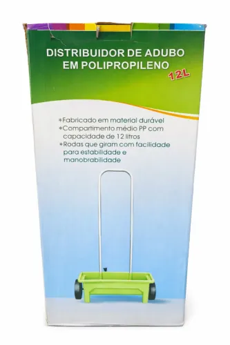 Distribuidor Adubo Sementes Manual com Caixa