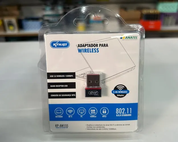 Adaptador Wi-Fi USB 2.0 150Mbps - Entrega Grátis 