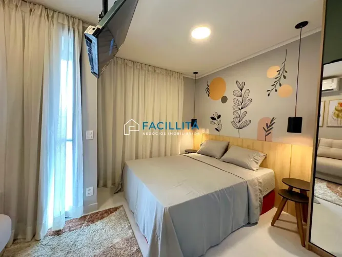 Alugo studio no Edifício Maceió na Nossa Sra. das Gracas com fino acabamento-Manaus/AM