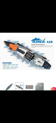 CAIAQUE TUNA 115 EM PERFEITO ESTADO.