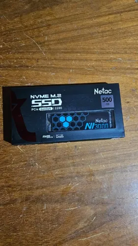 SSD M.2 NVMe 500GB Netac NV3000 PCIe Gen3x4 Novo Lacrado