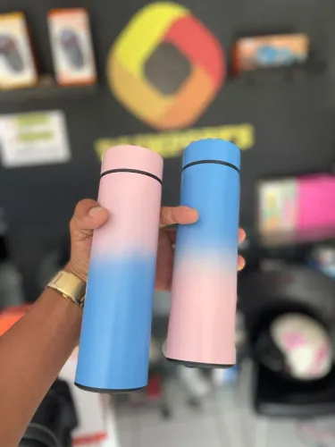 Garrafas térmicas com medidor de temperatura promoção