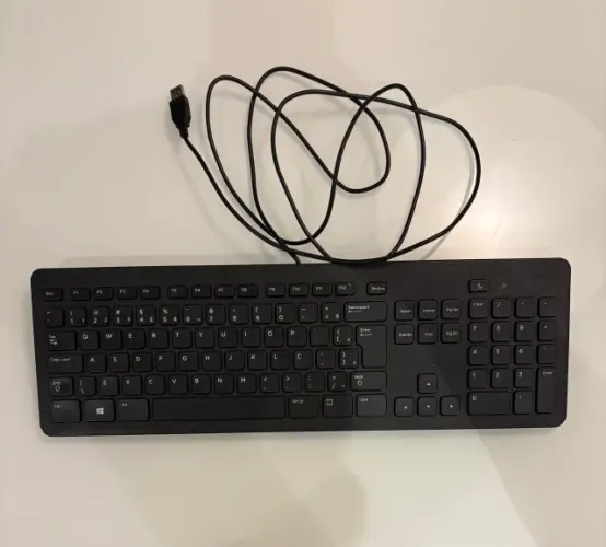 Teclado Dell Original USB com Fio