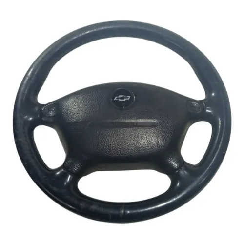 Volante Completo Couro Chevrolet Gm Vectra Gls 1997 A 2004 Preto