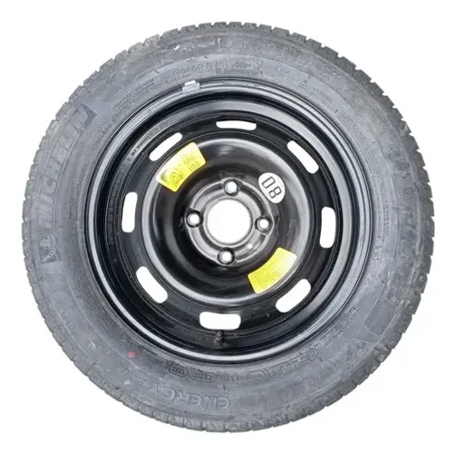Roda Estepe Aro 15 195/60 Citroen C3 2013 2014 Preto