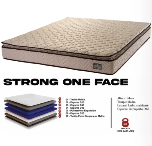Colchão Queen Confort Prime D45 Molas Ensacadas 24 cm