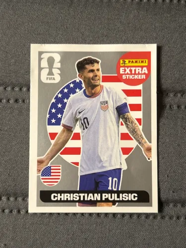 Figurinha Extra - CHRISTIAN PULISIC - PRATA