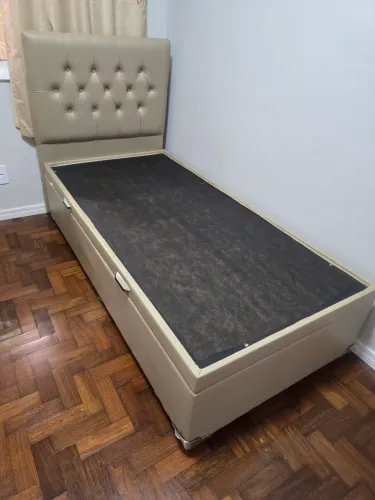 Cama baú solteiro