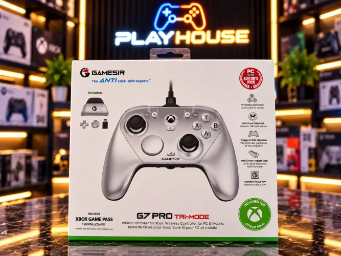 Controle Xbox Séries X S One PC Gamesir tri mode
