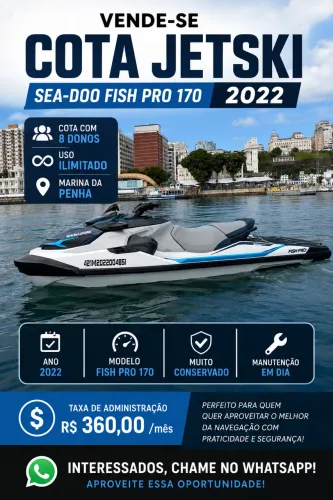 Jet ski seadoo fish pro 170