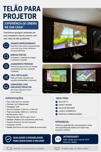 Telão pra projetor