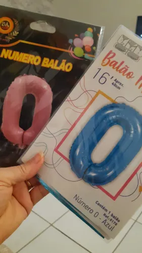BALÃO METALIZADO NÚMERICO