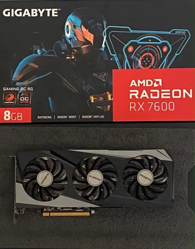 Rx 7600 8gb Gigabyte Eagle Nota fiscal - Garantia - Caixa