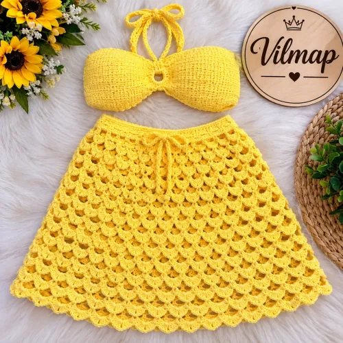 Roupa crochê