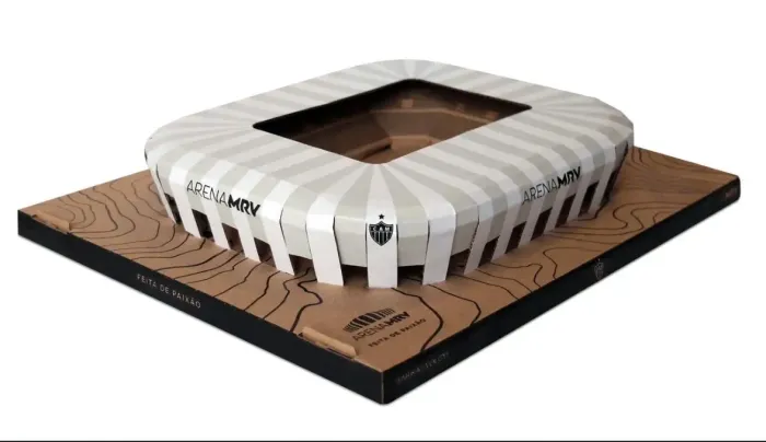 Maquete Oficial Arena MRV Atlético Mineiro na Caixa