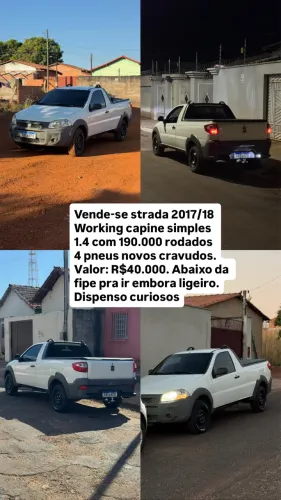 Fiat Strada Working 1.4 MPI Fire Flex 8V CS 2018