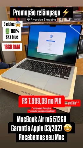 MacBook Air M5 512GB SSD 16GB RAM