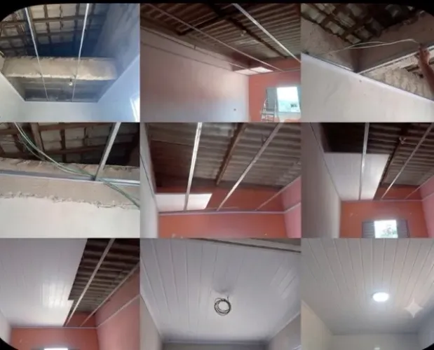 Colocação de forro pvc