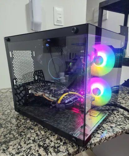 Computador gamer i3 12100f 16gb ddr5 ssd rx 580