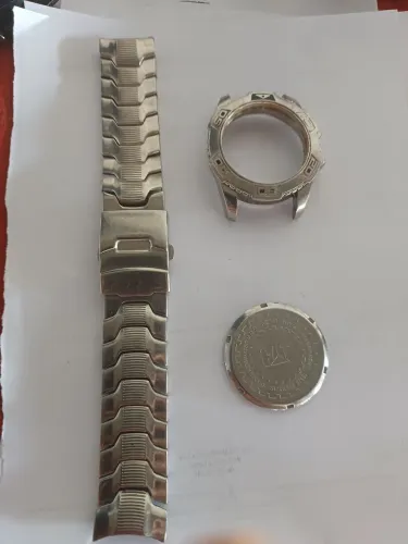 Caixa e pulseira, do Relogio Caterpila CAT