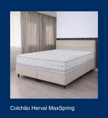 COLCHÃO QUEEN Erval Max Spring com box