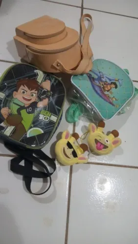 Bolsas para crianças.