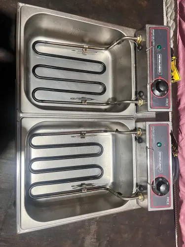 Fritadeira Elétrica Metalcubas 6 Litros Frce6 Cor Aço inox escovado 220V
